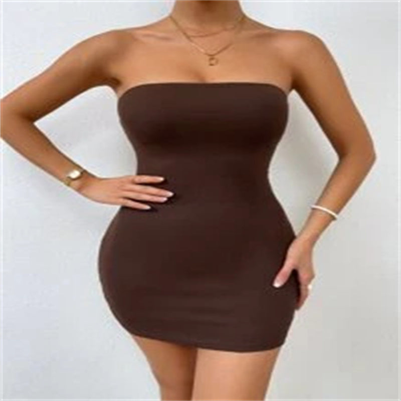 Spring And Summer Sexy Small Pit Strips Covering Breasts And Hips Skirt