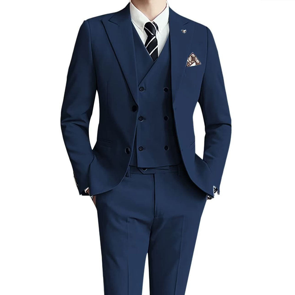 Men's Suit Set Three-Piece Suit Formal Wear