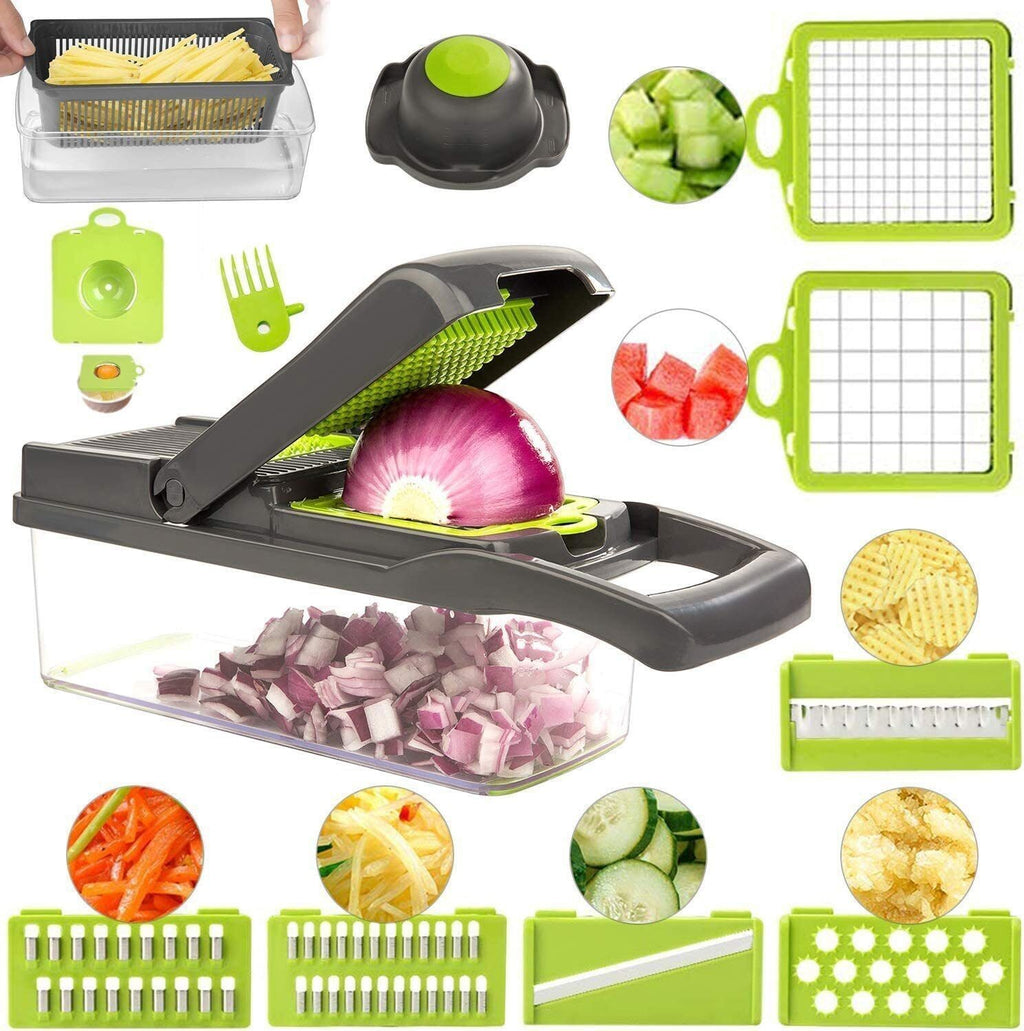Nice Smart 15TLG Dicer Vegetable Slicer Shredder Manual Onion Chopper