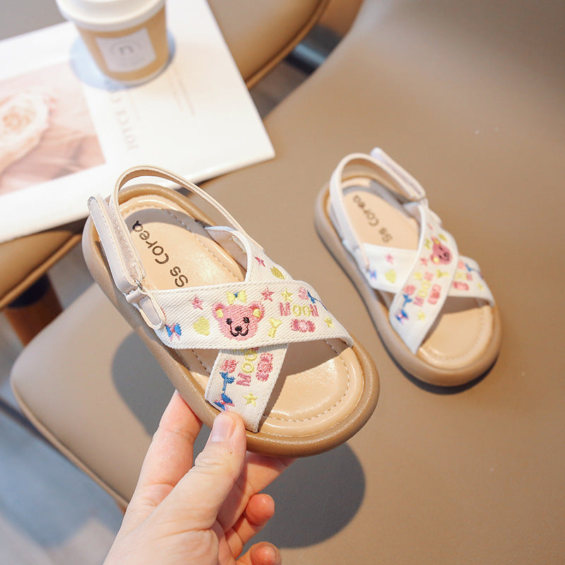 Fashion Children Princess Sandals Cross
