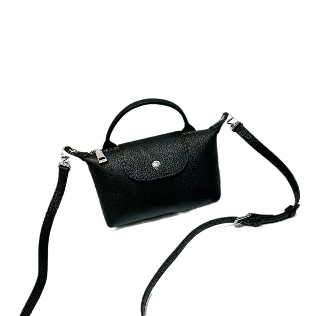 Top Grain Leather Niche Crossbody Phone Bag