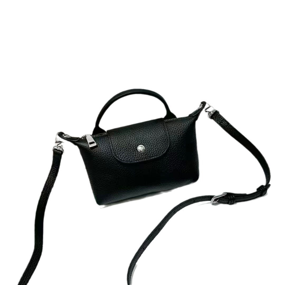 Top Grain Leather Niche Crossbody Phone Bag