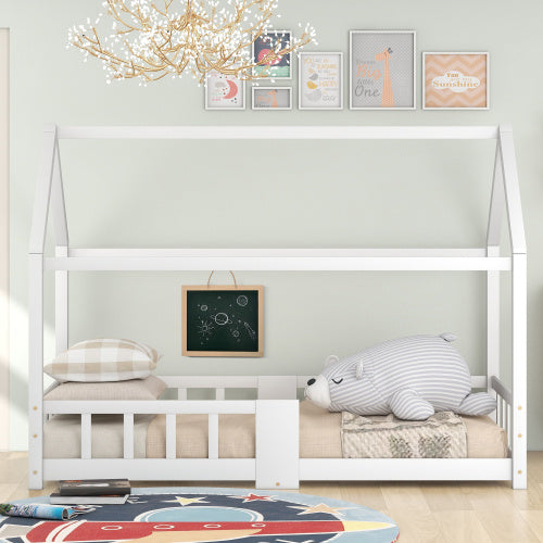 Pine Children's House Bed 90 X 200 Cm
