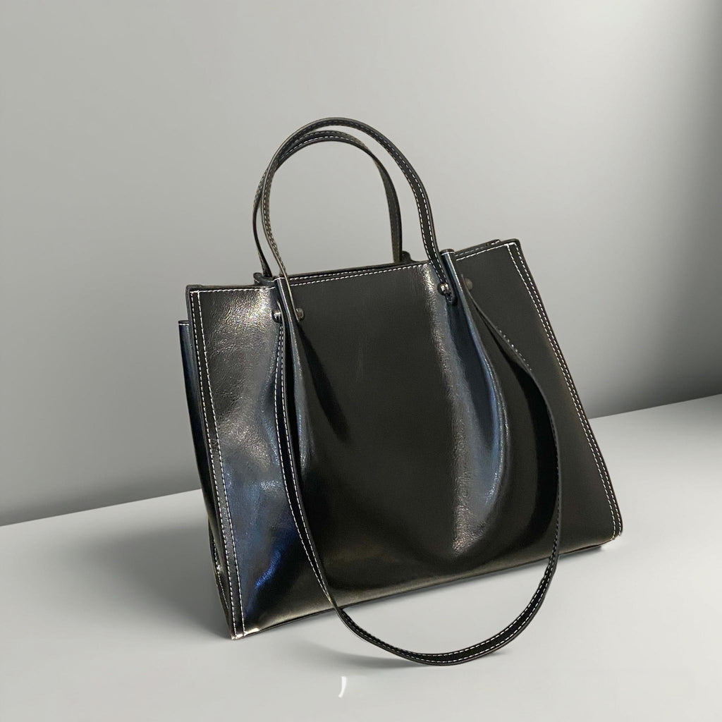 Creative Handbag Cowhide Shoulder Commuter Bag