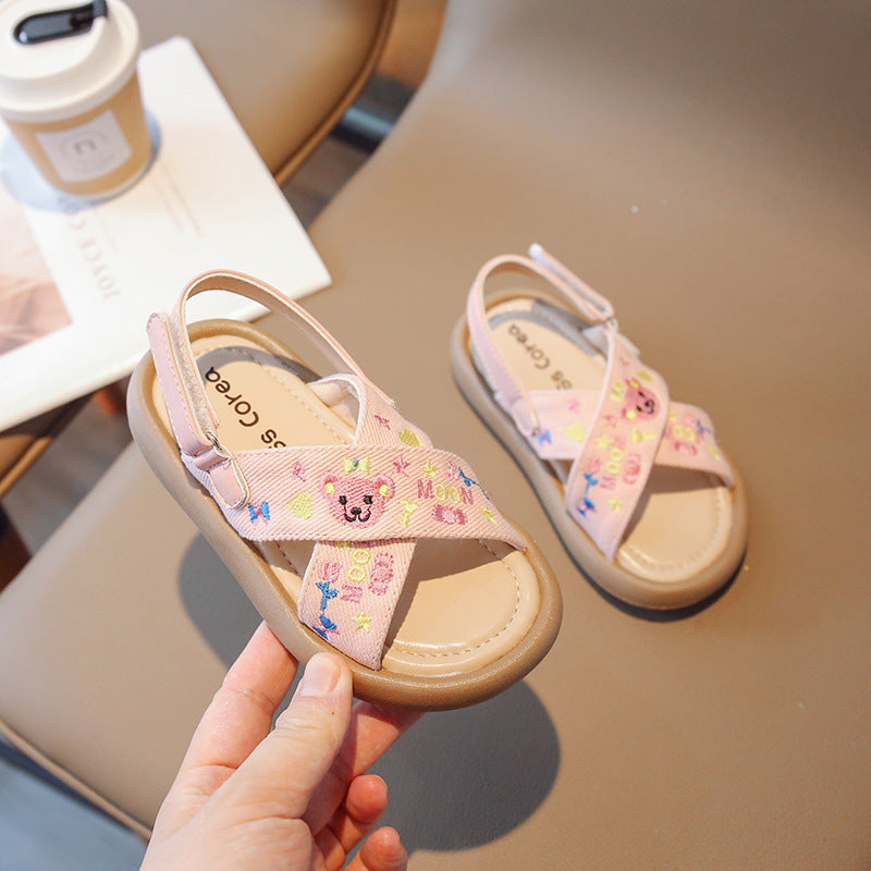 Fashion Children Princess Sandals Cross