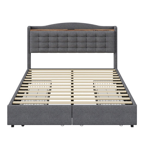 Linen Bed Frame