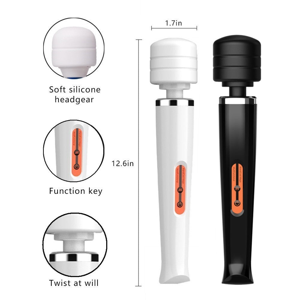 Magic Massager Wand Vibration 10 Speeds Vibrating Massage Full Body Magic Therapy Motor