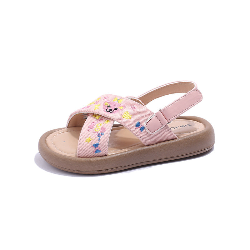 Fashion Children Princess Sandals Cross