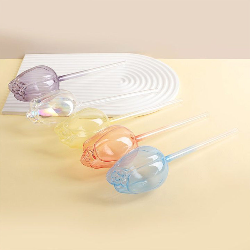 Pink Tulip Plant Watering Balls Suitable For Indoor And Outdoor Plants Automatic Plant Drippers Automatic Watering